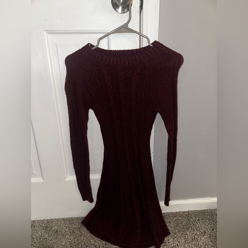 Maroon Hollister Sweater Dress Size XS